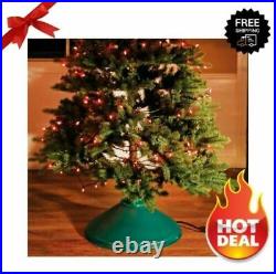 Home Holiday Christmas Artificial Tree Stand 360 Degree Rotating Easy Decorating