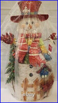 Home Interiors 30 Metal Patches the Snowman Lights And Music #59171