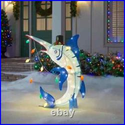 Home accents Christmas 36 inch LED Marlin/Longfin Yard Decoration