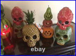 Hyde and Eek (9) LED Light Up Fruit Skull Bundled Lot NWT