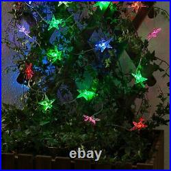 IKEA Christmas LED String Fairy lights Flashing stars 24 light, indoor/outdoor