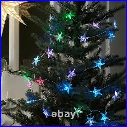IKEA Christmas LED String Fairy lights Flashing stars 24 light, indoor/outdoor