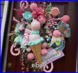 Ice Cream Wreath, Summer Wreath