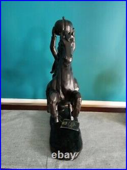 Ichabod Crane Themed Headless Horseman Halloween Statue Tabletop Decor