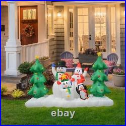 Impact Select Inflatable Snowman Family 8 FT Wide