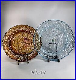 Indiana Glass Carnival, 12 Days of Christmas, 12 Plates Excellent 1970's, Nice