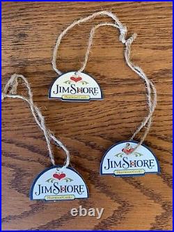 Jim Shore HC 2007 SET OF 3 DUCKS GARDEN STATUE #4009751 Mint withBox & Tags