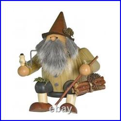 KWO Sitting Forest Imp German Wood Christmas Incense Smoker Germany 5.9 Inch