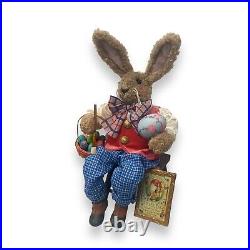 Karen Didion Easter Egg Artist Bunny