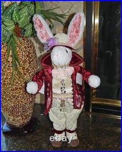 Karen Didion Easter Royal Elegance Boy Bunny Boy 24 Nwt