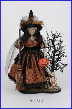 Karen Didion Lighted Haunted Trail Witch on Base