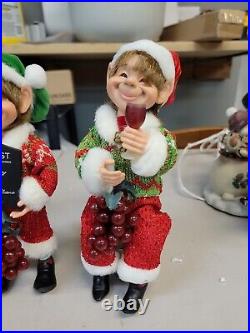 Karen Didion Originals 4 Piece Wine Elf Assortment Figurine, 9 Inches