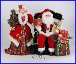 Karen Didion Originals The Lighted 20 inch Traditional Mrs Claus cc20-63