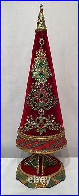 Katherine's Collection 2019 Christmas Wishes Jeweled Tree Handcrafted 24 T