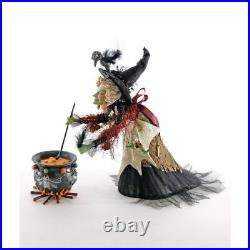 Katherine's Collection 2019 Witch Shopper with Cauldron Figurine