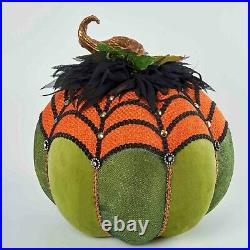 Katherine's Collection 2021 Bewitching Bash Paper Mache Pumpkins Decor, Set of 3