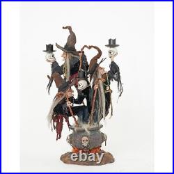 Katherine's Collection 2022 3-Witches Candelabra Figurine, 17.5