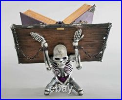 Katherine's Collection Spellbook On Skeleton Stand Tabletop 28-728630 Halloween
