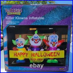Killer Klowns From Outer Space Inflatable Light-Up Spirit Halloween 8' ft clown