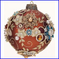 King's Jewels Ball Ornament Copper 5