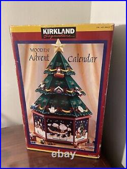 Kirkland Signature Wooden Advent Calendar Tree 24 Ornaments COMPLETE #16 No Knob