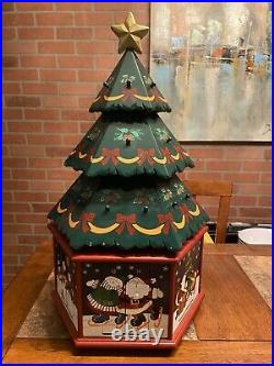Kirkland Signature Wooden Christmas Tree Advent Calendar With 24 Ornaments & Box