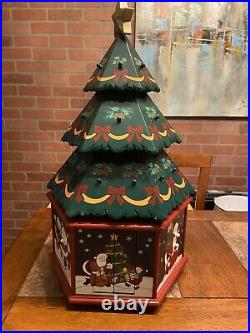 Kirkland Signature Wooden Christmas Tree Advent Calendar With 24 Ornaments & Box