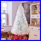Koreyosh_10ft_White_Artificial_Christmas_Pine_Tree_Metal_Stand_Home_Restaurant_01_cyby