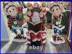 Kringle express elf with candy cane