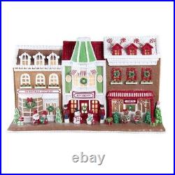 Kurt Adler Christmas Gingerbread House Santa's Village Shops New GBJ00011 Timer