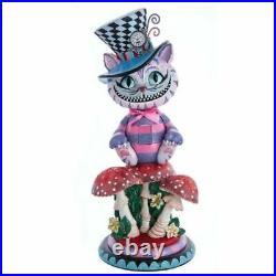 Kurt S. Adler HA0573 Hollywood Alice in Wonderland Cheshire Cat Nutcracker