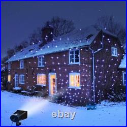LEDMALL Full Spectrum Motion Star Effects 7 color WHITE Laser Christmas Lights