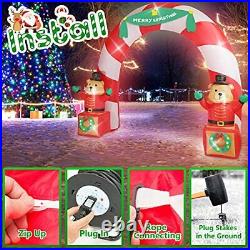 LED Christmas Inflatable Animated Soldier Bear Archway Yard Outdoor Decor 7.5FT