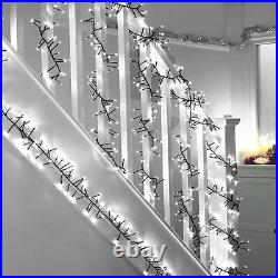 LED White Chaser Lights Indoor Outdoor Fairy String Xmas Tree Christmas Wedding