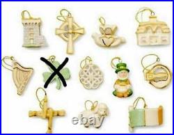 LENOX Luck of The Irish 11 ORNAMENTS SET St Patrick's Day MISSING ONE Ornament
