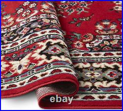 Large Area Rug For Living Room 8x10 Clearance Floral Red Indoor Carpet Under 100