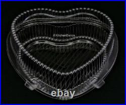 Large Clear Heart Shaped Clamshell Container 9½ x 9¾ x 3¾ #CPC99