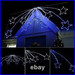 Large Outdoor Christmas Lights Animated Star Burst Display Rope Light Silhouette