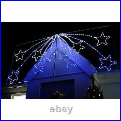 Large Outdoor Christmas Lights Animated Star Burst Display Rope Light Silhouette