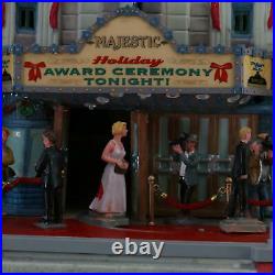 Lemax Majestic Theatre Animated Holiday Award Ceremony Sound Lights Retired