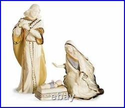 Lenox First Blessing Holy Family Porcelain Christmas Nativity Figurines Set of 3