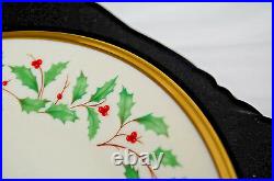 Lenox Holiday Dimension 16 Platter with Gold Trim S5563