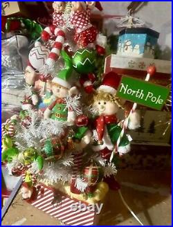 Lighted Elf Christmas Tree