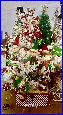 Lighted Elf Christmas Tree