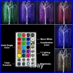 Lighted Tree 6FT 288 LED Artificial Willow Tree