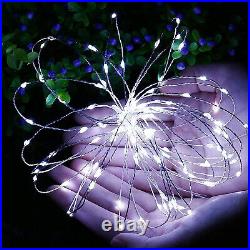 Lot 6.6ft 20 LEDs Battery Operated Mini LED Copper Wire String Fairy Lights Xmas