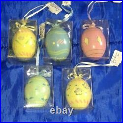 Lot 83 NEW Vintage SILVESTRI + Unknown Brand BUTTERFLY EASTER EGGS ORNAMENT RL