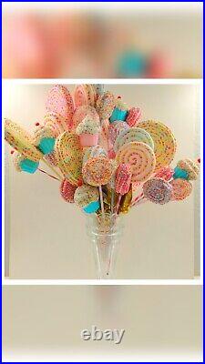 Lot Of 31 Huge Candyland Lollipops Cupcakes Sprinkles Candy Christmas Birthday
