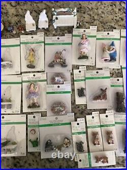 Lot Of 39 Ashland Spring Mini Embellishment Greenhouse Miniatures Fence Fairy