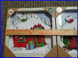Lot of 2 Dr. Seuss Grinch, Max, Cindy-Lou Framed, Hanging Pictures/Decor/ 13x13